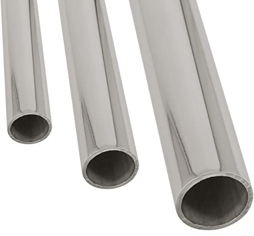 OPIOL QUALITY® Edelstahl Rohre 25x1,5 mm aus Edelstahl A2 V2A (900 mm) Rundrohr Handlauf Treppengeländer Edelstahlrohr Geländer Zaunpfosten Rohr Rohrverbinder
