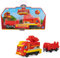 Mighty Express Push-and-Go Zug Frachter Nick mit Güterwaggon - handbetriebener Zug zur beliebten TV-Serie, ab 3 Jahren