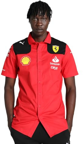 PUMA Scuderia Ferrari - 2023 Team Shirt - Men - Red - Size: L