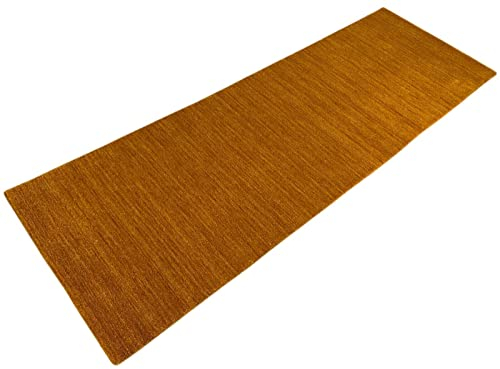 Gold Brücke 100% Wolle 80X250 cm Handgewebter Teppich Orientteppich
