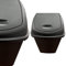 50 Litre Home Office General Waste Black Swing Flip Top Kitchen Dustbin (2)