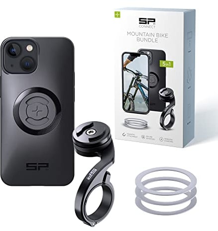 SP CONNECT Mountain Bike Bundle |SPC+| kompatibel mit iPhone 13 mini/12 mini | Handyhalter für Mountainbike| Mountainbike MTB Handy Halterung Gadget