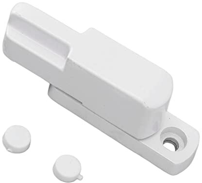 Cerradura de Ventana Abatible, Tipo T, Resistencia a la Erosión, Sensación Cómoda de la Mano, Cerradura de Seguridad a Prueba de Niños, Aplicación Universal para el Hogar (Blanco)