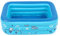 Egujiwa 120/130 cm Kinder Badewanne Baby Zu Hause Verwenden Planschbecken Aufblasbare Rechteck Schwimmbad Kinder Aufblasbare Pool (Blau)