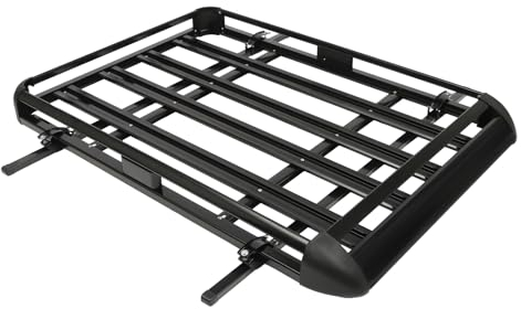 BJTDLLX 160cm Dachkorb Dachgepäckträger Offroad Dachkorb Dachträger Aluminium Auto Dachkorb Universal Dachgepäckträger Korb, Gewichtskapazität 150kg