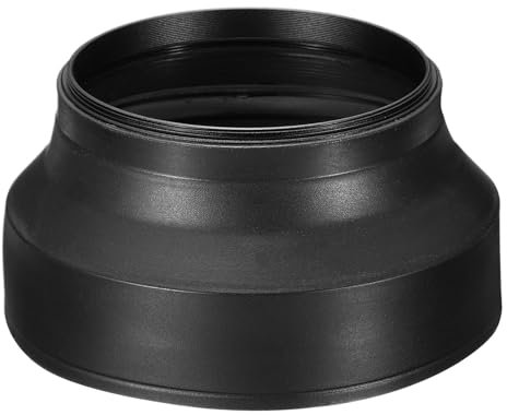 PATIKIL 77mm Camera Lens Hood, Rubber Collapsible Lens Protector Anti-Reflection Blocks Excess Sunlight Enhance Camera Photography for Nikon, for Fujifilm, for Pentax, for Leica