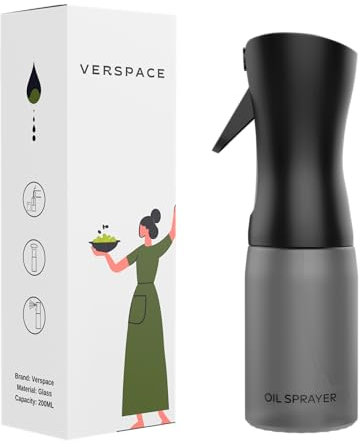 Verspace Oil Sprayer for Cooking - Matte Black