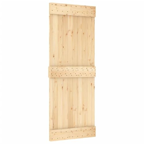 NARVIK 154431 - Porta in legno massello di pino, 80 x 210 cm