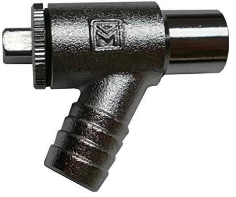15mm Chrome Plated Type A Draw Off Cock (Known as Draw Off Valve/Radiator Drain Off Valve/Drain Off Valve/Radiator Valve Drain Off/Radiator Drain Valve)