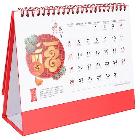VILLFUL Home Desk Kalender 2023 Büro Kalender Jahr Design Eisen Papier Kalender Für Zeit Management