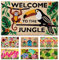 LUA VIKA Coir Doormat - Welcome to the jungle - 40x70 cm - Outdoor Door mat - Front Door mat outside - Doormats outside