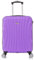 RAYKONG Valise Cabine ABS 55x40x20cm (44L) - Capacité Maximale - Petites valises de Voyage légères 20 Pouces - (RK03|Violet)