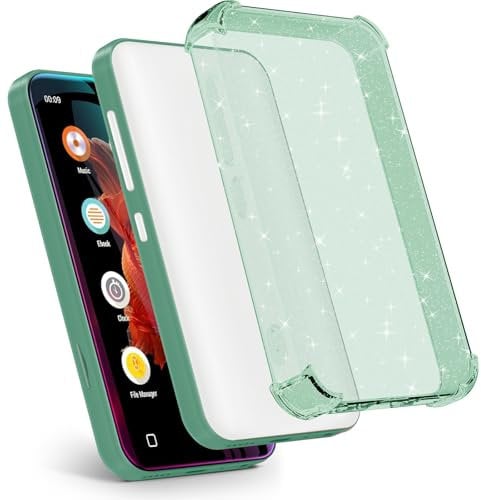 Aippdo Case for innioasis G1 G3 Mp3 Player,TPU Clear Cover for Mp3 Player Anti-Scratch Shock Absorption 4.0 inch Case Crystal Clear.