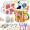 Crifeton Paint Your Own Mug Kit – Pottery Painting Set for Adults & Kids, Includes Mugs, Paints, Brushes & Design Guide, DIY Art Gift Idea, Mug Painting Kit