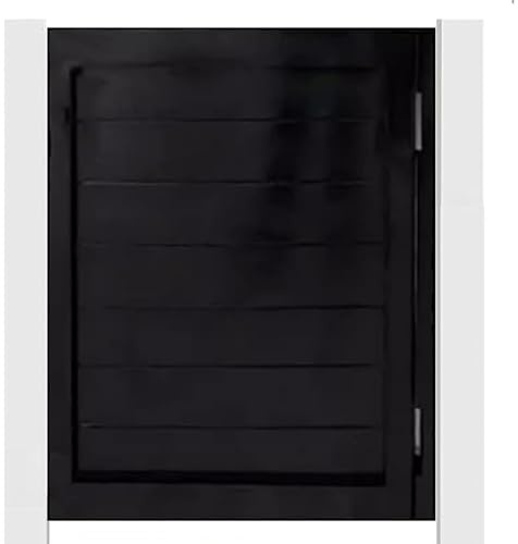 Porta Battente caffè, Porta oscillante Interno, Porte a Mezza Vita, Porta Saloon Cucina, Porte A Battente Porte for Bar,Nero,80x90cm