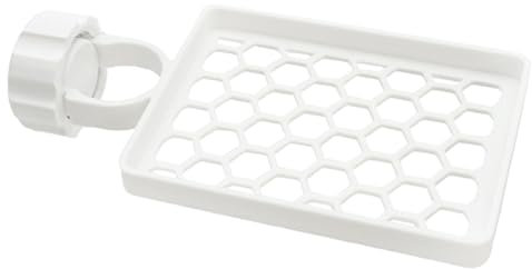 Hemousy Porte-Éponge sur Robinet - Rangement pour Évier et Garage - Étagère Séchage Multifonction - Maison, Salle De Bain, Bureau, Garage, Camping Car, Espace Travail