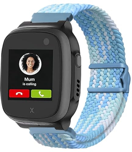 16mm Nylon Armbänder Kompatibel mit Xplora X5 Play/Kidzi/XGO 2/XGO 3 | Magnetisches Wasserdicht Bequem Weich Verstellbare Ersatzarmband für Kinder Mädchen Jungen