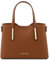Tuscany Leather Olimpia Ledertasche aus Leder - Klein (Cognac)