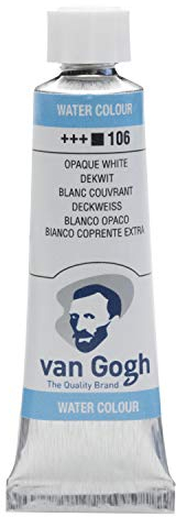Van Gogh Peinture aquarelle, tube 10ml, Blanc opaque 106
