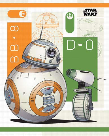 Star Wars - Episode IX - BB8 and D-0 - Mini Poster Plakat Größe 40x50 cm