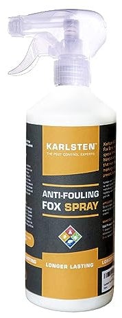 Karlsten Fox Off Spray 500ml – Humane Solution to Stop Foxes Fouling in Gardens, Lawns & Bins – Natural Formula, Pet Safe, Long-Lasting Outdoor Protection