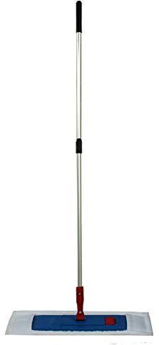 Mopp Set Teleskop 3-teilig - 40 cm - Klapphalter + Wischbezug + Teleskopstiel (2 Stück, Mikrofaser)