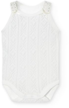 BABIDU Body Bebé Tirantes Finos Perlé Algodón 100% Suave y Transpirable, Body sin mangas con Detalle de Lazos Ideal para Recién Nacidos Niña y Niño, Ropa Bebé Cómoda Diseño Unisex para Uso Diario