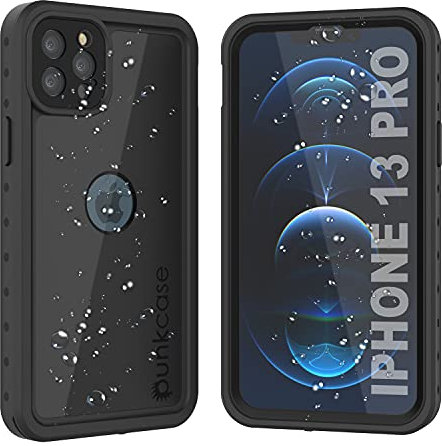 Punkcase Für iPhone 13 Pro wasserdichte Hülle [StudStarSerie] [Slim Fit] [IP68 zertifiziert] [Stoßfest] [schmutzdicht] [schneefest] 360 Full Body Armor Cover für iPhone 13 Pro (6,1 Zoll) (2021)