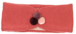 Sterntaler Baby Mädchen Stirnband Baby Strick Bommel Winter-Stirnband - Baby Stirnband - Strick gefüttert mit Microfleece - rosa, 55/57