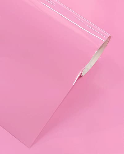 GOYAPRINT Vinilo Adhesivo Rosa Brillo 30x120 cm Para Muebles Cocina Paredes Ventanas Manualidades Papel Adhesivo Decorativo (30x120 cm, Rosa)