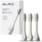 SURI Recyclable Plant-Based, Electric Toothbrush Heads - Built-in Tongue Scraper, Long Lasting Replacement Heads | Compatible Only with SURI Sonic Electric Toothbrush - Sea Mist, Pack of 3