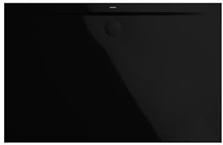 Kaldewei Superplan Zero receveur de douche avec support de baignoire extra plat, 1600x750mm, 359647980701, Couleur: noir
