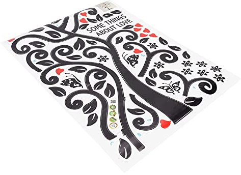 Tnfeeon Sticker Mural, Sticker Arbre Photo Sticker Mural Matériau PVC Non Toxique pour Restaurant pour café pour Cuisine
