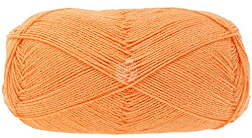 LANA GROSSA Meilenweit Cotone Vegano| Die Sockengarn-Alternative ohne tierische Fasern | Handstrickgarn aus 76% Baumwolle, 14% Polyamid & 10% Polyester | 100g Wolle zum Stricken & Häkeln | 420m Garn