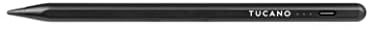 Tucano Stylus Pencil - Penna capacitiva attiva per iPad, tablet, iPhone e smartphone - Dock magnetico per fissare la penna al device - Nero