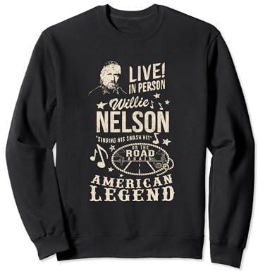 Offizielles Willie Nelson Live In Person Sweatshirt