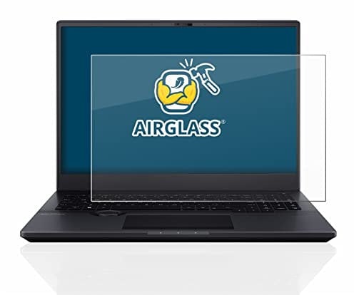 brotect Glass Screen Protector Film compatible with ASUS ProArt StudioBook 16 OLED - Glass-Foil 9H Protection [Scratch Resistant, High Clarity]