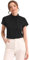 Allegra K Work Top for Women's Stand Collar Cap Sleeve Keyhole Back Elegant Business Blouse Black XL