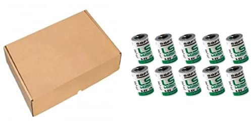 Box/Set 10 Batterie Litio LS14250-1/2AA 3,6V Saft