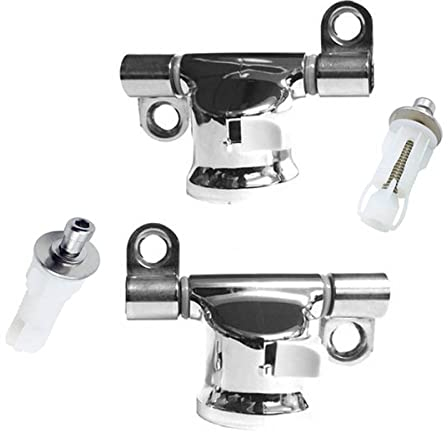 Juego de 2 Bisagras tapa WC compatible con Roca Dama Senso y Giralda, (No Dama) mas 2 tornillos con taco pra ajuste
