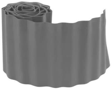 Garden Mile Rasenkanten-Umrandung, 25 cm, starke und flexible 9-Meter-Rolle für ordentliche Kanten rund um Ihren Garten, Terrasse und Rasen – gewellte Außenumrandung – einfach zu verwendende
