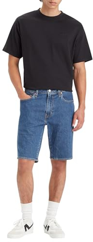 Levi's Men's 405 Standard MID Length, Blue Core Cool Short, 32W