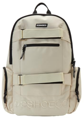 DC Shoes Breed 25L - Medium Backpack for Men - Mittelgroßer Rucksack - Männer - One Size - Weiss,