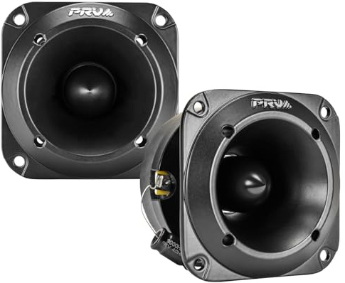 PRV AUDIO TW350Ti-4 Car Audio Bullet Tweeters - 240 Watts, 3x3 Inch Titanium Tweeters for Car Audio - Easy to Mount (Pair)