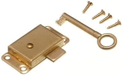 Dzina Wardrobe Cupboard Drawer Cabinet Door Lock and Key 50MM with Screws
