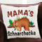 QZOSZ Muttertagsgeschenk Geschenke für Mama zum Geburtstag Mutter Muttertag, Lustige Geburtstagsgeschenk Muttertagsgeschenke für Mama Geschenk Kissenbezug 45x45 mit Sprüchen Mama's Schnarchecke
