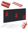 BOUDECH - Planner - Pannello forato per appendere attrezzi, scaffale da parete da officina, pegboard