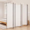 Büro-Trennwand Arbeitszimmer-Trennwand Sichtschutzwand 6-TLG. Paravent Weiß 300x200 cm Stoff Geeignet für Esszimmer, Büro, Wohnzimmer, Arbeitszimmer