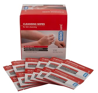 AeroWipe™ Saline Cleansing Wipes – Pack of 100