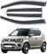 DuanRQ Auto Windabweiser Regenabweiser Für Suzuki Ignis 2016-2024 2025, Seitenfenster-Visier-Abweiser Rauchabweiser Windschutz Sonnenschutz Luftabweiser